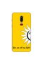 Case compatible with OnePlus 6 Silicone Gel Tpu Pattern Couples Sun