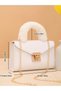 Soft Faux Fur Chain Shoulder Bag Autumn Winter Fashion Furry Material Handbag for Daily Shopping