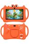 P604 Kids Tablet 7 Inch HD, 6GB RAM 256GB ROM, Android 13, 3000mAh Battery, 5G WiFi, Dual Camera, Shockproof Case (Pink)