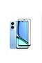 واقي شاشة زجاجي متوافق مع Realme Note 60، مضاد للكهرباء الساكنة والغبار، مع إطار