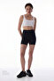 Women's Easy-Care Sports Smooth Feel Hot Pants - Black - 4