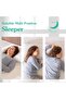 GEOMART 2 Pack White Goose Feather Bed Pillow - 600 Thread Count Egyptian Cotton, Medium Firm,Soft Support King Size,White Solid (King:2 Pillows)… - 4