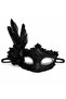 Black Feathered Venetian Luxury Ball Mask (5492) - 2