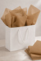 Chocolate Brown Wrapping Paper 50X70 cm 25 Pcs Thin Semi-Transparent Gift Wrapping Paper / Gift Paper - 3