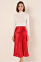 Women's Turtleneck Knitwear White Sweater - 5