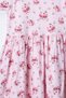 Pink Floral Watermelon Sleeves Girls' Dress - 3