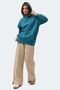 Violence Set of 2 Women's Hooded Oversized Sweatshirt with Pockets - 7