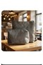 Women's Gray Crossbody Makeup Bag Detailed Shoulder Bag - 3
