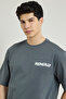 Typography Print T-Shirt with Crew Neck and Short Sleeves - 6
