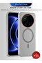 Xiaomi 17 Ultra 5G 2026 Hybrid Translucent Magsafe with Magnetic Charging Raised Camera Lips Case Cover