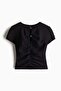 Bead-detail ruched top