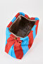 Women's River Blue-Burgundy Striped Lined Bag with Removable Chain Strap Hand and Shoulder Bag - 5