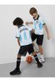 Kids Football Inspired Argentina Print Jersey T-Shirt and Shorts Set - 6