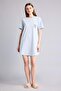 100% Cotton Looney Tunes Regular Fit Crew Neck Short Sleeve Light Blue Nightgown G4099Ax26Sp