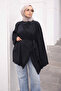 Black Casual Jacket with Waist Belt