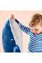 BLÅVINGAD Soft toy, blue whale, 100 cm - 4