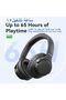 Wireless Headphones Over-Ear, 65H Playtime Foldable Headset with Microphone, Bluetooth 6.0, Deep Bass Stereo Sound, Soft Protein Earpads for Travel Work Phone PC, Black - 2