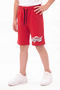 Original Print Detailed Elastic Waist Double Pocket Summer Boys' Capri Pants - 3