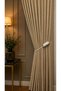 Premium Curtain Gathering Device Drawstring Curtain Holder Decorative Set of 2 Polyester Headpieces - 2