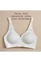 Women's Honeycomb Texture Wire Free Bra with Removable Pads Breathable Non-Marking Everyday Bra - 7