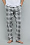 Plaid Lounge Pants with Drawstring Waist