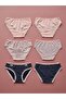 7017 Girls' 5-Piece Underwear Set