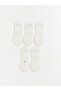 Two Mt Shop Quality Lcw Dream Ecru Patterned 5-Pack Women's Ballerina Socks