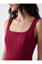 Trendlucky with a Difference Square Neckline Waist-Fitted Mini Dress - 3