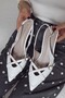 Fast Pointed Toe Cross Strap Detailed Heeled Women's Shoes - 2
