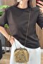 Padded Premium Basic T-Shirt Bitter Brown