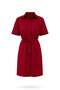 Plum Verona Poplin Dress