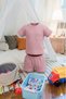Unisex Baby & Kids 100% Cotton Short Sleeve Summer Set with Pocket Detail Shorts, 2-Piece Set - 4