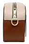 Women's vegan leather brown handbag - bloom and grow design - 4