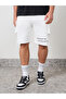 Oversized Cargo Pocket Fleece Shorts - 2
