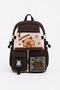 Kawaii Korean Style Elementary School School Bag Waterproof Gabardine with Laptop Compartment 44X30X20 cm