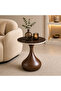 طاولة خدمة سيراميك دائري SHS-037S BROWN