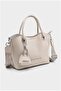 Alessia Charm Medium Size Soft Leather Look Large Volume Mink Women's Hand and Crossbody Bag - 6