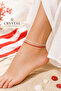 National Team Red and White Fan Bracelet Set Adjustable Unisex Macrame Rope Bracelet - 4