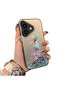 iPhone 16 Plus Compatible Silicone Edge Hard Back Case Couple Phone Case Beautiful Girl Patterned - 3