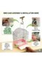 Premium Aviary Bird Cage 30x26x39 cm – Elegant Hanging Round Bird Cage with Slide-Out Cleaning Tray - 8