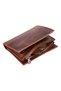Genuine Leather Men's Wallet with Zipper Coin Compartment Classic Bifold Wallet - 2
