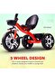 Coaster Kids Tricycle for Toddlers 1-3, Smart Plug and Play Baby Tricycle (Red) - 4