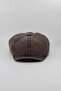 Unisex Retro Washed Cotton Newsboy Cap Hat - 3
