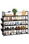 Shoe Rack 5 Tier Shoe Organizer Shoe Storage 20-25 Pairs Shoe Rack for Closet Shoe Rack Entr