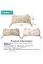Baby Nursing Sleeping Pillow, Baby Spine Protection Pillows, Toddler Head Support Pillow with Snoothing Bars for 3+ Months Infants and Kids, Upgraded Silicone Core - 8