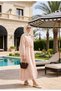 Aura Buckle Chiffon - Fully Lined Special Occasion Dress - Pink - 3