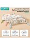 Baby Nursing Sleeping Pillow, Baby Spine Protection Pillows, Toddler Head Support Pillow with Snoothing Bars for 3+ Months Infants and Kids, Upgraded Silicone Core - 2