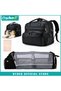PU Baby Diaper Bag Backpack with Multifunction Diapers Changing Station, Baby Travel Backpack Bag with Toy Bar for Outdoor and Travel, Large Capacity Infant Gift, USB Port, 3 Toys