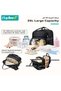 PU Baby Diaper Bag Backpack with Multifunction Diapers Changing Station, Baby Travel Backpack Bag with Toy Bar for Outdoor and Travel, Large Capacity Infant Gift, USB Port, 3 Toys - 6