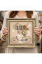 Antique Framed Decorative Painting Dk0235
